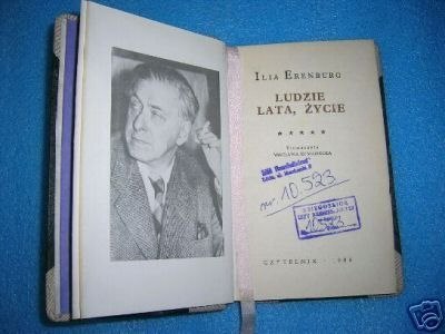 LUDZIE, LATA, ŻYCIE - I.Erenburg