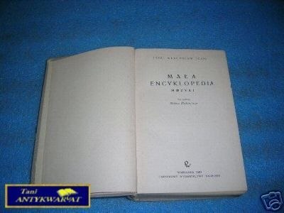 MAŁA ENCYKLOPEDIA MUZYKI - J.W.Reiss