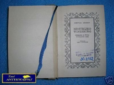 MIASTECZKO WINESBURG - S. Anderson