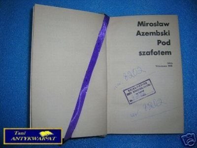 POD SZAFOTEM - M.Azembski