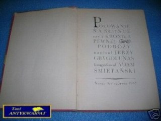 POLOWANIE NA SŁOŃCE CZYLI KRONIKA PEWNEJ PODRÓ