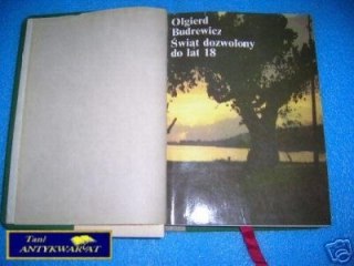 ŚWIAT DOZWOLONY DO LAT 18 - O.Budrewicz