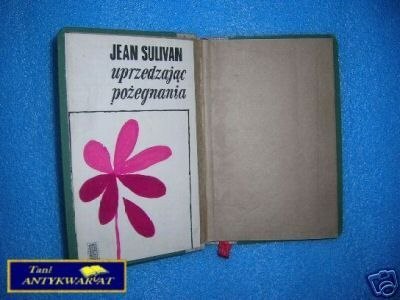 UPRZEDZAJĄC POŻEGNANIA - J.Sulivan