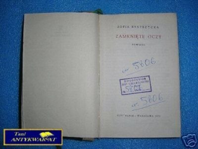 ZAMKNIĘTE OCZY - Z. Bystrzycka