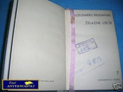 ŻELAZNE LIŚCIE - W.Krzemiński