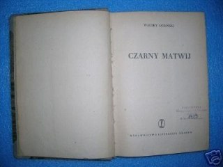 CZARNY MATWIJ - W.Łoziński