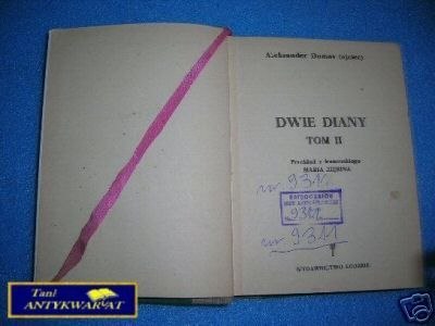 DWIE DIANY T.II - A.Dumas ojciec