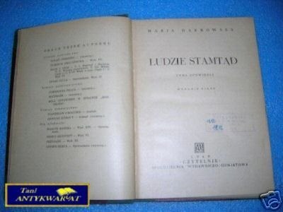 LUDZIE STAMTĄD - M. Dąbrowska