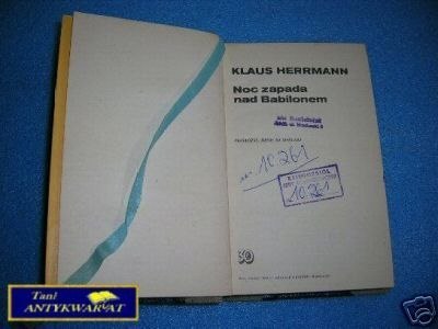 NOC ZAPADA NAD BABILONEM - K.Herrmann