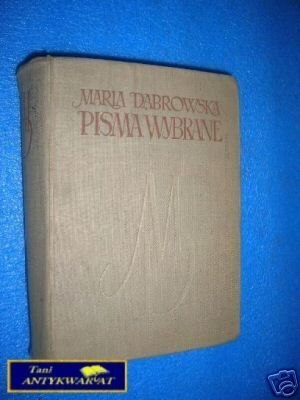 PISMA WYBRANE - M.Dąbrowska