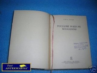 POCZĄTKI FORTUNY ROUGONÓW - E.Zola