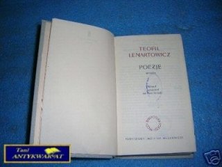 POEZJE - T.Lenartowicz
