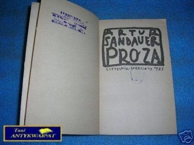 PROZA - A.Sandauer