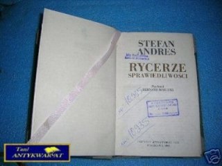 RYCERZE SPRAWIEDLIWOŚĆ - S. Anders