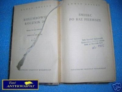 ŚMIERĆ PO RAZ PIERWSZY - R. Bratny
