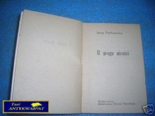 U PROGU NICOŚCI - J.Parfiniewicz