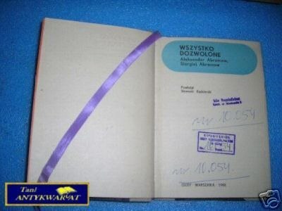 WSZYSTKO DOZWOLONE - A. Abramow