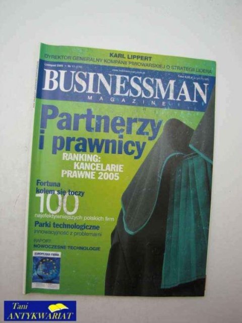BUSINESSMAN MAGAZINE NR 11(176) LISTOPAD 2005