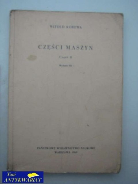CZĘŚCI MASZYN CZĘŚĆ II
