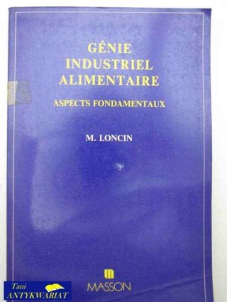 GENIE INDUSTRIEL ALIMENTAIRE