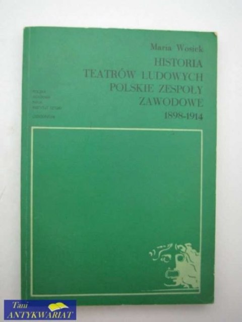 Historia teatrów ludowych tom VI