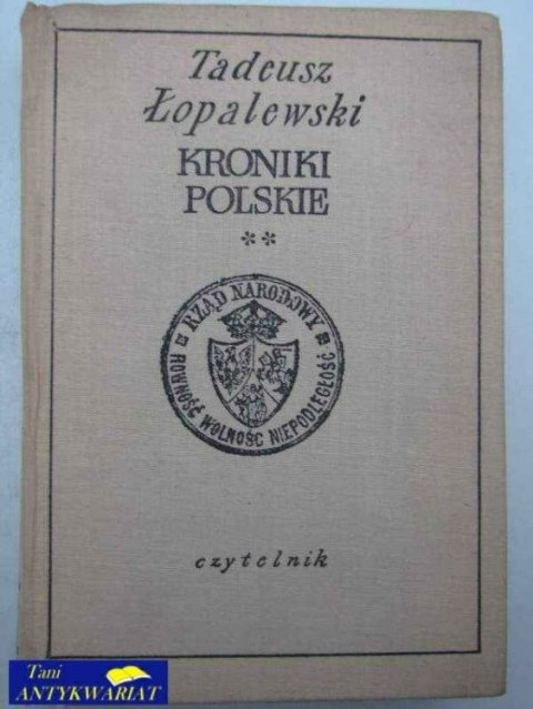 KRONIKI POLSKIE TOM III, IV