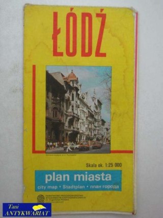 ŁÓDŹ-PLAN MIASTA