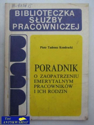 PORADNIK O ZAOPATRZENIU EMERYTALNYM