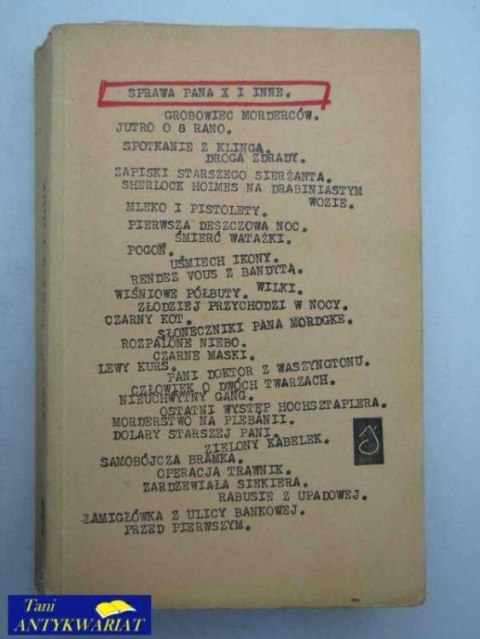 SPRAWA PANA X I INNE