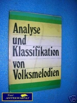 ANALYSE UND KLASSIFIKATION VON VOLKSMELODIEN
