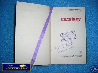 KARNIACY - A. Sroga KARNIACY - A. Sroga