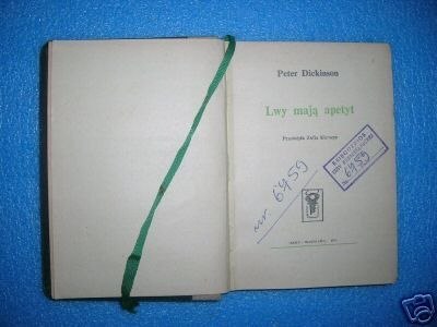 LWY MAJĄ APETYT - P.Dickinson