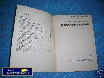 O REUMATYZMIE - M.Sadowska-Wróblewska