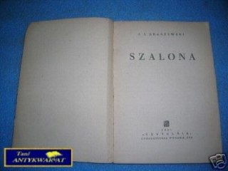 SZALONA - J.I.Kraszewski