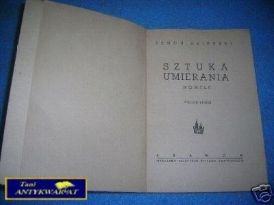 SZTUKA UMIERANIA - Z.Skierski