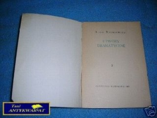 UTWORY DRAMATYCZNE - A.Mickiewicz
