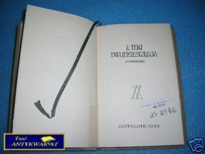 Z TEKI DWUDZIESTOLECIA - OPOWIADANIA
