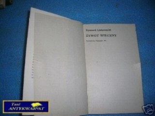 ŻYWOT WIECZNY - R. Liskowacki