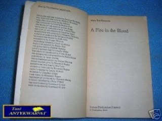 A FIRE IN THE BLOOD - M.K.Simmons