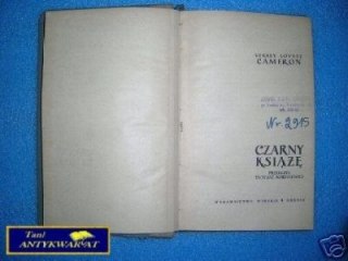 CZARNY KSIĄŻĘ - V.L. Cameron