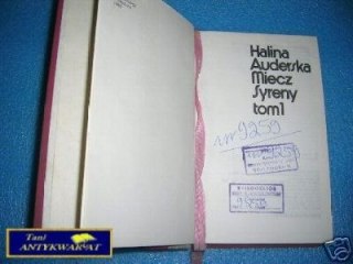 MIECZ SYRENY T.I - H.Auderska