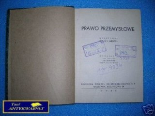 PRAWO PRZEMYSŁOWE - J.Mencel