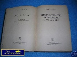 STUDIA LITERACKIE ARTYSTYCZNE I POLEMIKI - B.Prus