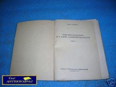 TOWAROZNAWSTWO DLA SZKÓŁ GASTRONOMICZNYCH CZ.II