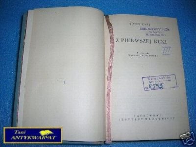 Z PIERWSZEJ RĘKI - J.Cary
