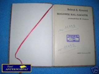 BOGOWIE BAL - SAGOTH - R. E. Howard