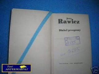 DIABEŁ PRZEGRANY - J. Rawicz