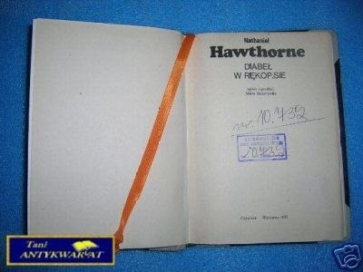 DIABEŁ W RĘKOPISIE - N. Hawthorne