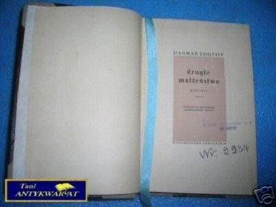 DRUGIE MAŁŻEŃSTWO - D. Edqvist