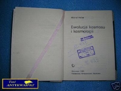 EWOLUCJA KOSMOSU I KOSMOLOGII - M. Heller EWOLUCJA KOSMOSU I KOSMOLOGII - M. Heller